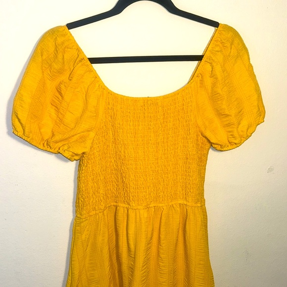 Yellow Maxi Dress- Size Large - Picture 6 of 9